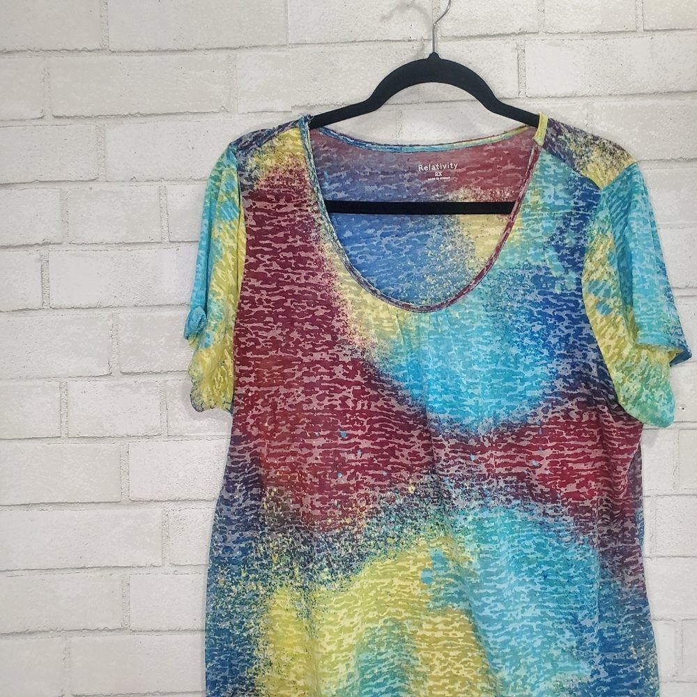 Relativity tye-dye tee‎ - Picture 2 of 12